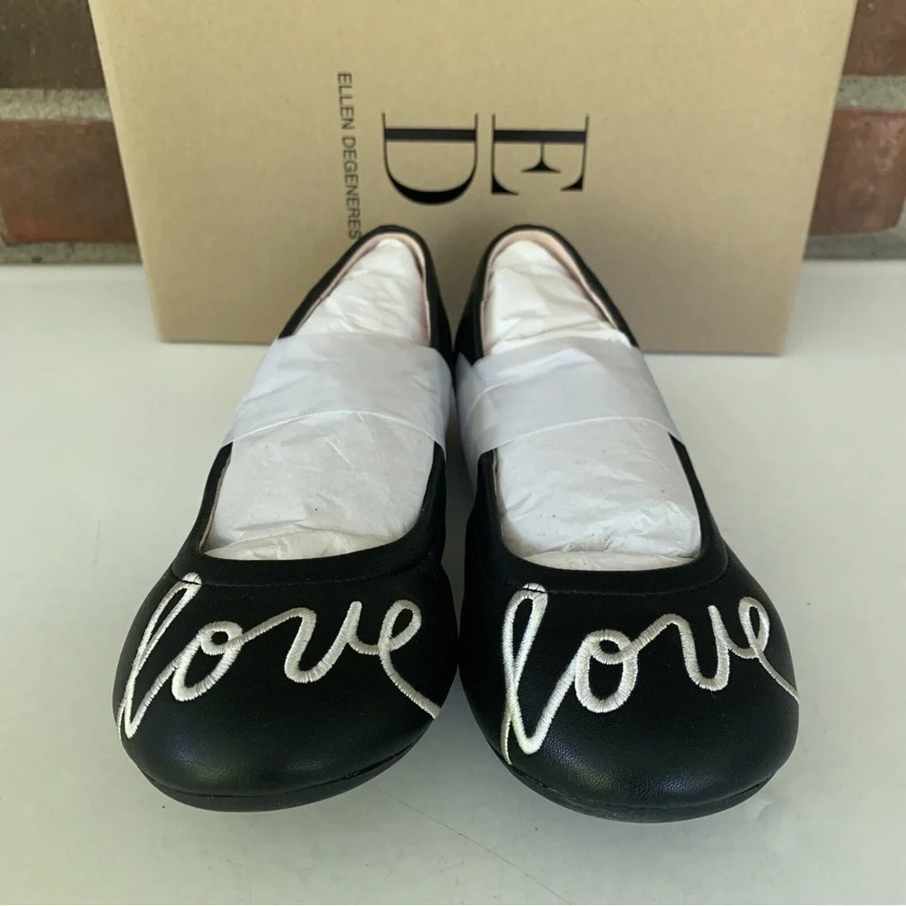 ❄️ ED by Ellen Degeneres | Langley Ballet Flat Vegan Black Girls Various Sizes